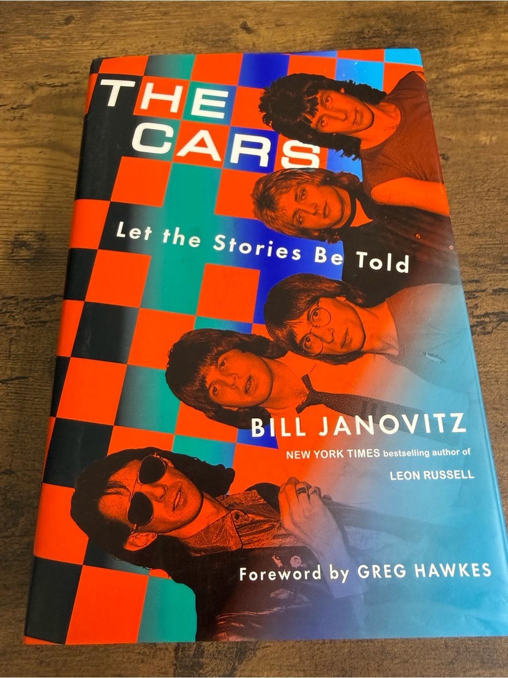 Bill Janovitz - The Cars: Let the Stories Be Told Hardcover Book - Orange/Blue
